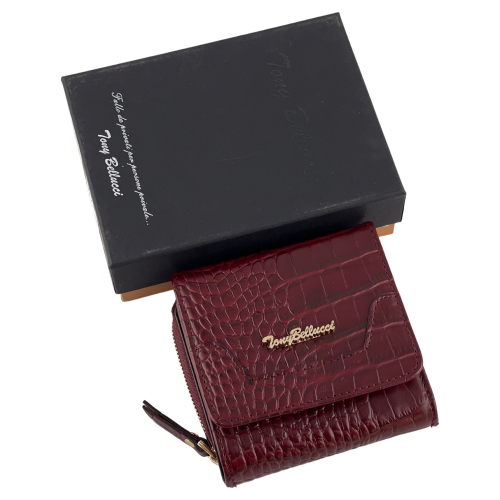 Кошелек женский кожаный Tony Bellucci 864-358 винный